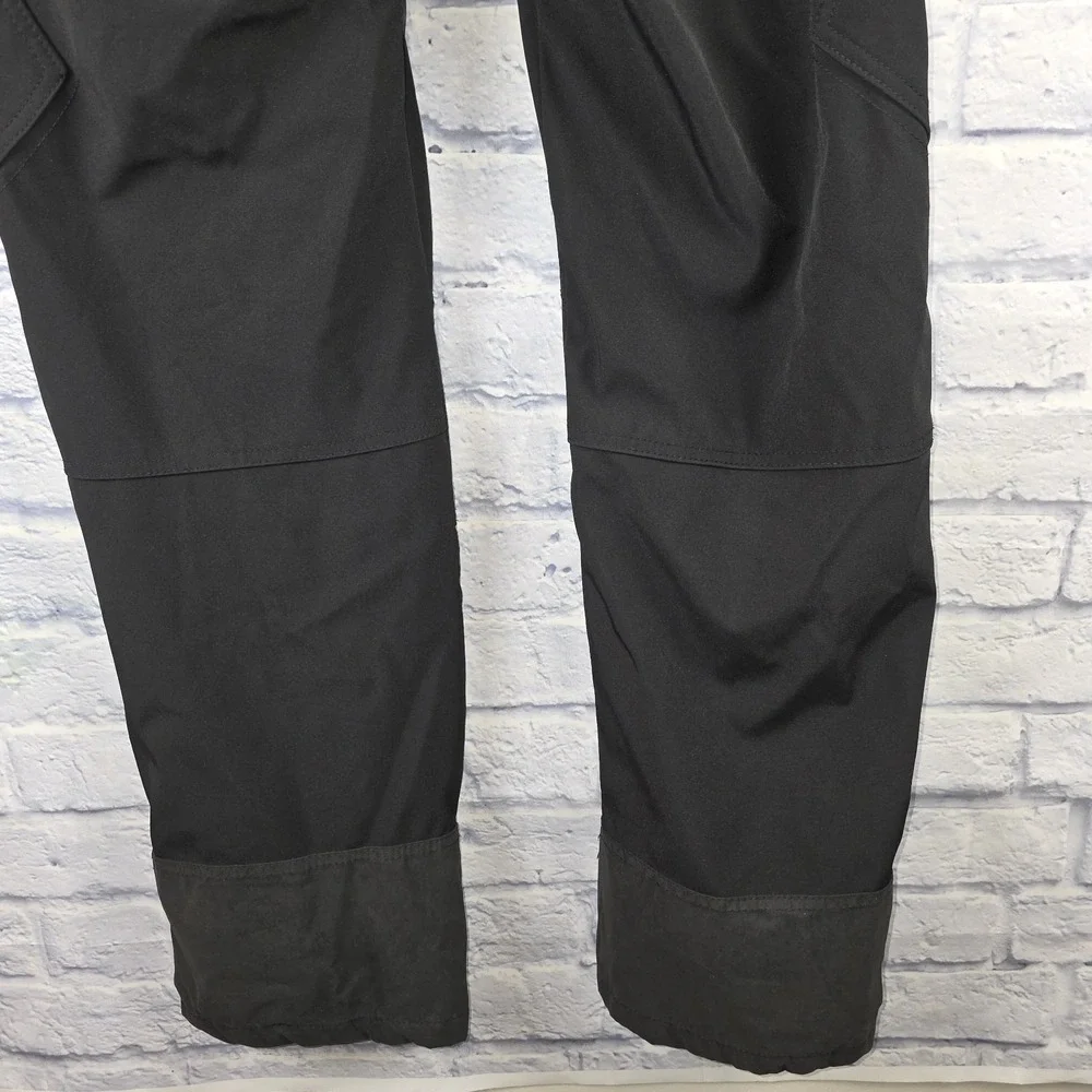 Gerry Men‎ Black Snow Ski Cargo Pants 4-Way Stretch Fleece Lined Sz Small 32X31